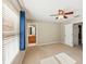 Bedroom with door leading to a private bathroom at 2020 Retreat View Cir, Sanford, FL 32771