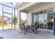 Enjoy dining al fresco on the covered patio at 1593 Mulligan Blvd, Davenport, FL 33896