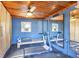 Interior of a home gym featuring cardio and strength equipment at 3420 Lake Harney Cir, Geneva, FL 32732