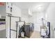 Laundry room with washer, dryer, and ample storage at 3420 Lake Harney Cir, Geneva, FL 32732