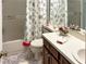 Bright bathroom with shower/tub combo and updated vanity at 553 Whittingham Pl, Lake Mary, FL 32746