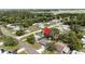 Aerial view showing home's location in neighborhood at 603 Conrad Dr, New Smyrna Beach, FL 32168