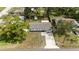 Aerial view of the property and surrounding homes at 603 Conrad Dr, New Smyrna Beach, FL 32168