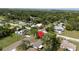 Wider aerial perspective of the property and neighborhood at 603 Conrad Dr, New Smyrna Beach, FL 32168