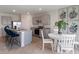 Modern kitchen with gray cabinets and stainless steel appliances at 4807 Khloe Ct, Winter Haven, FL 33884