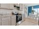 Eat-in kitchen with stainless steel appliances and granite countertops at 4807 Khloe Ct, Winter Haven, FL 33884
