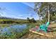 Relaxing dockside view overlooking a calm waterway at 27623 Lisa Dr, Tavares, FL 32778
