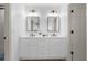 Modern bathroom with double vanity and updated fixtures at 175 Golf Club Dr # 175, Longwood, FL 32779