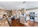 Modern kitchen with stainless steel appliances and white cabinets at 3212 Cupid Pl, Kissimmee, FL 34747