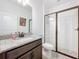 Small bathroom with shower and toilet at 4408 Renly Ln, Clermont, FL 34711