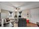 Bright and airy living room with ceiling fan at 110 Oleander Ave, Auburndale, FL 33823