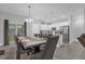 Bright kitchen with stainless steel appliances and an island at 1917 Michigan Drive, Poinciana, FL 34759