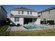 Private backyard oasis with a refreshing pool and spa at 289 Auburn Ave, Kissimmee, FL 34747