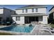 Private backyard oasis with a refreshing pool and spa at 289 Auburn Ave, Kissimmee, FL 34747