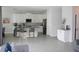 Modern kitchen with granite countertops and island seating at 289 Auburn Ave, Kissimmee, FL 34747