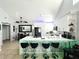 Modern white kitchen with quartz countertops and stainless steel appliances at 3383 Westchester Square Blvd # 202, Orlando, FL 32835