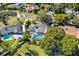 Aerial view of house with pool and backyard at 146 Spring Chase Cir, Altamonte Springs, FL 32714