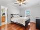 Bright bedroom with hardwood floors and en-suite bathroom access at 146 Spring Chase Cir, Altamonte Springs, FL 32714