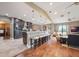 Modern kitchen with stainless steel appliances and an island with seating at 2351 Westwood Dr, Longwood, FL 32779