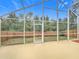 Screened patio overlooking backyard with wooden fence at 425 Tree Shore Dr, Orlando, FL 32825