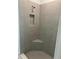 Clean shower with neutral tile and built-in seat at 1429 Arbor Hill Dr, Deltona, FL 32725