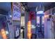 Unique bathroom with neon lighting, stylish decor and modern vanity at 20 Maynard Ave, Orlando, FL 32803