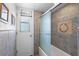 Bathroom with shower/tub combo and tile at 5027 Jamaica Cir # 7, Orlando, FL 32808