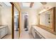 Bathroom boasts double sinks and a walk-in shower at 5027 Jamaica Cir # 7, Orlando, FL 32808