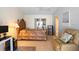 Comfortable bedroom with a double bed and adjoining sitting area at 5027 Jamaica Cir # 7, Orlando, FL 32808