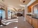 Main bedroom with wet bar and stunning water views at 100 Blue Lake Ct, Longwood, FL 32779