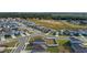 Aerial view of a residential neighborhood with houses at 1224 Golden Eagle Ln, Winter Haven, FL 33880
