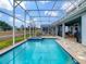 Enjoy this refreshing pool and spa, complete with a screened enclosure at 1670 Moon Valley Dr, Davenport, FL 33896
