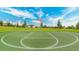 Full-sized outdoor basketball court at 1840 Caribbean View Ter, Kissimmee, FL 34747