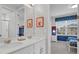 Shared bathroom with double vanity at 1840 Caribbean View Ter, Kissimmee, FL 34747