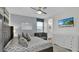 Main bedroom with king bed, crib, and large dresser at 1840 Caribbean View Ter, Kissimmee, FL 34747