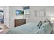 Bedroom with king-size bed and adjacent room at 1840 Caribbean View Ter, Kissimmee, FL 34747