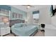 Bedroom with king-size bed, TV and work area at 1840 Caribbean View Ter, Kissimmee, FL 34747