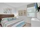 Spacious bedroom with a comfortable bed and stylish decor at 1840 Caribbean View Ter, Kissimmee, FL 34747