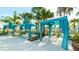 Private cabanas with comfortable lounge chairs and shade at 1840 Caribbean View Ter, Kissimmee, FL 34747