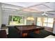Game room with pool table and backyard access at 772 Bear Creek Cir, Winter Springs, FL 32708