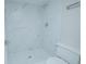 Updated bathroom with marble shower and modern vanity at 620 Cranes Way # 207, Altamonte Springs, FL 32701