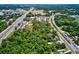Aerial view showing property location and surrounding roads at 4750 N Ronald Reagan Blvd, Sanford, FL 32771