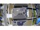 House with solar panels, aerial view at 881 Orchid Grove Blvd, Davenport, FL 33837