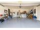 Garage with storage and epoxy floor at 8918 Kittanning Ave, Orlando, FL 32836