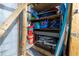 Well-lit storage unit with shelving at 4155 S Atlantic Ave # 210, New Smyrna Beach, FL 32169
