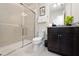 Clean bathroom with shower, granite vanity, and modern fixtures at 4322 Lana Ave, Davenport, FL 33897