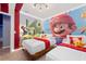 Super Mario themed bedroom with twin beds at 4322 Lana Ave, Davenport, FL 33897