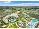 Aerial view of resort area with pools and buildings at 8035 Surf St, Kissimmee, FL 34747