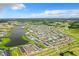 Aerial view of a vibrant community with colorful homes at 8035 Surf St, Kissimmee, FL 34747