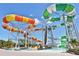 Waterpark with large looping slides at Island H2O at 8035 Surf St, Kissimmee, FL 34747